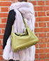 Lindy 34CM Clemence Leather in Chartreuse, other view